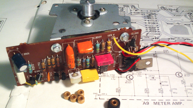 TCD440420 Captan Servo Motor - Pinch Rollers and Flywheel Bearings